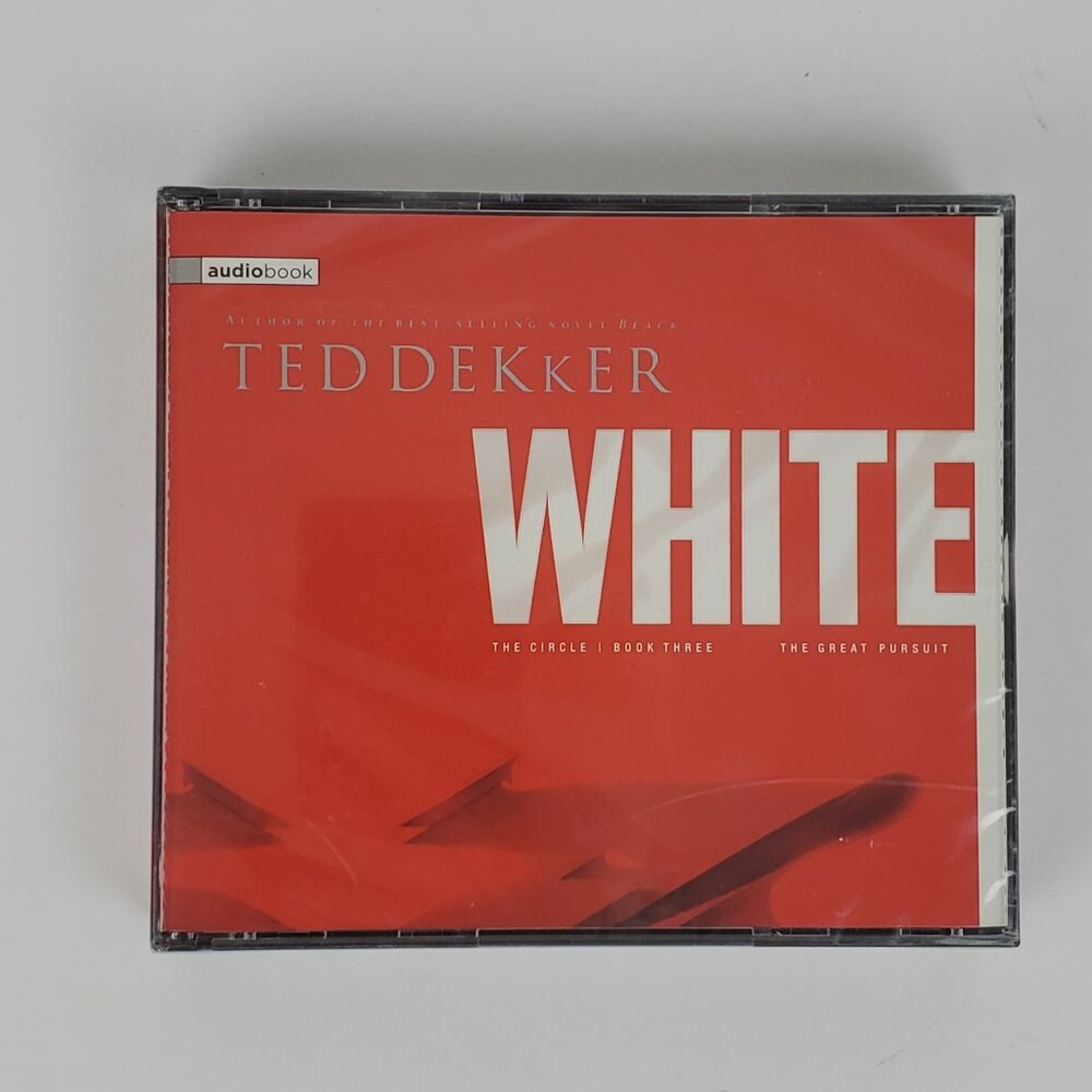 White by Ted Dekker From The Circle/Book Three Audio Book NEW Unopened Fiction